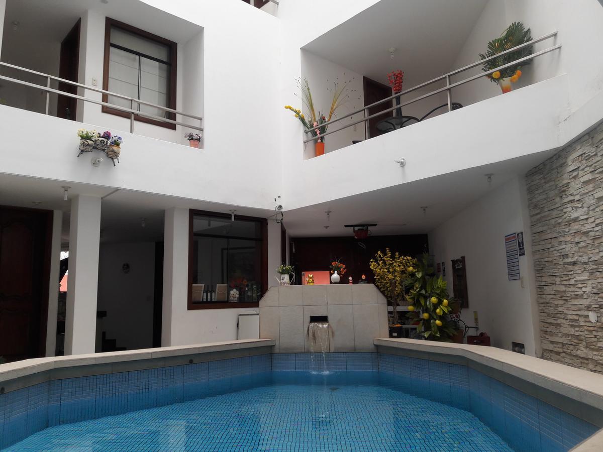 Hospedaje Casa Blanca Beach Cajamarca Eksteriør bilde